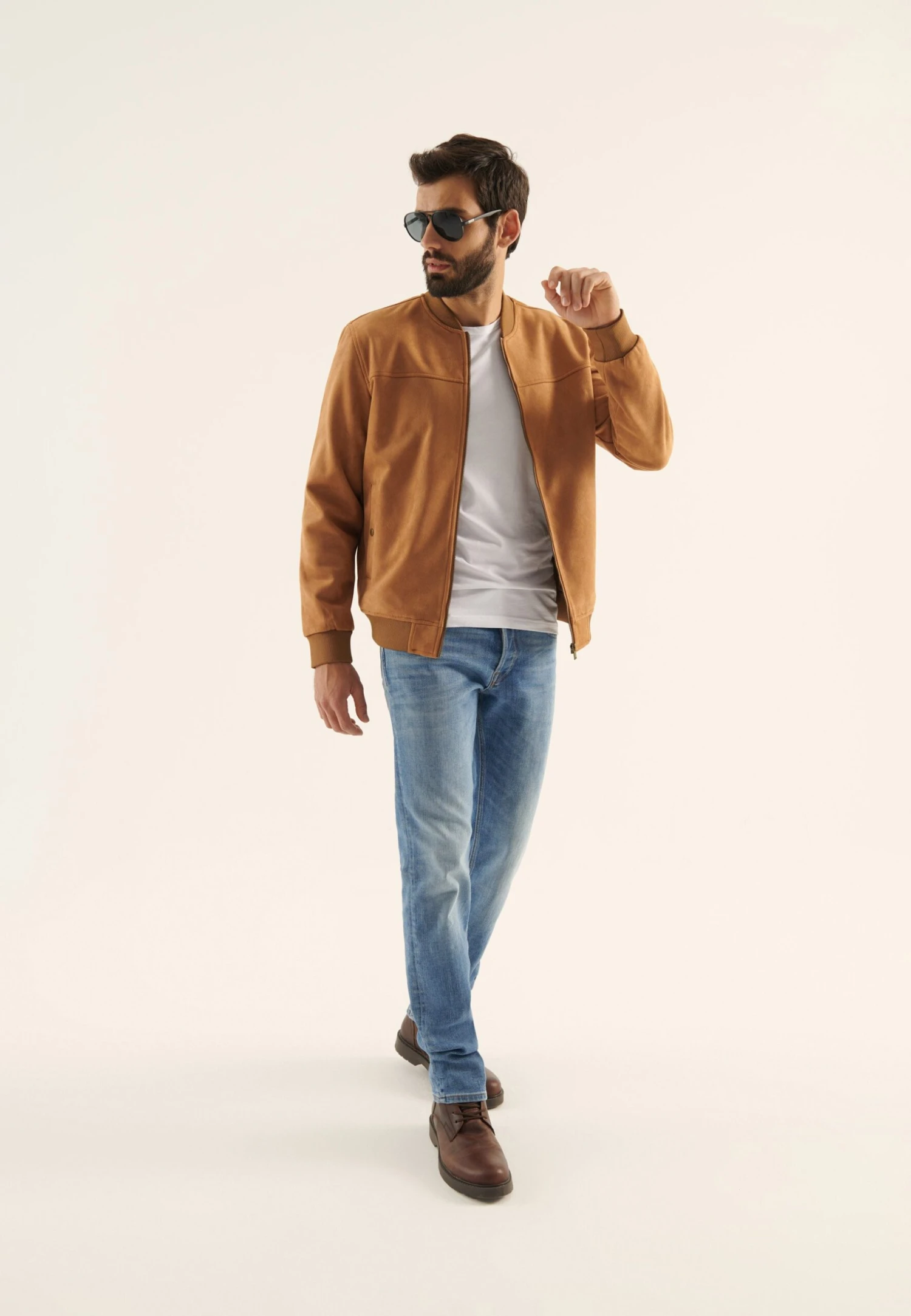 Pier One Chaquetas Bomber - Cognac 4 Pier One Chaquetas Bomber - Cognac - Imagen 2