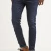 Pier One Vaqueros Slim Fit - Dark Blue Denim