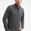 Pier One Jersey De Punto - Dark Grey Melange
