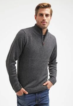 Pier One Jersey De Punto - Dark Grey Melange