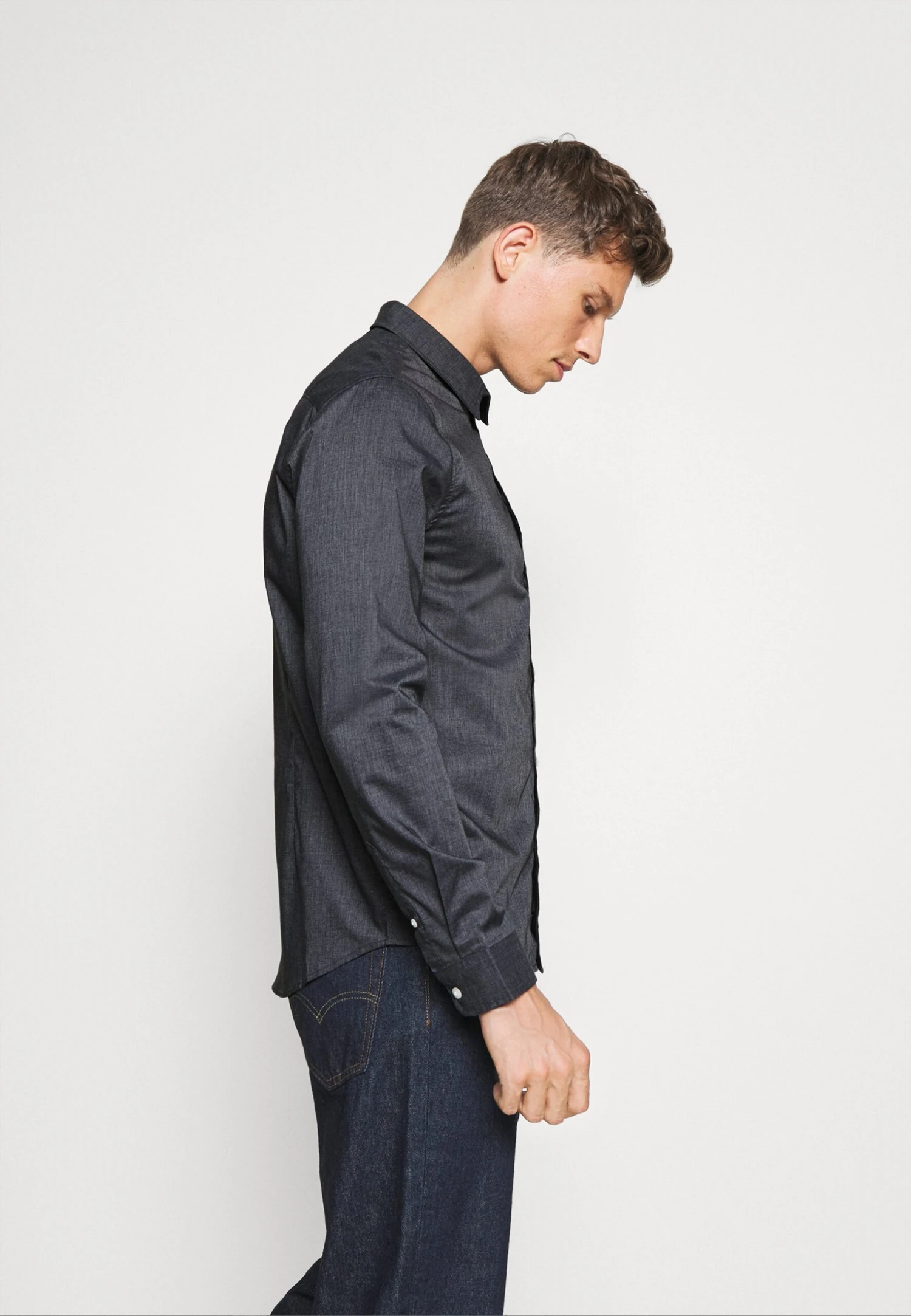 Pier One Camisa -Blue Grey 7 Pier One Camisa -Blue Grey - Imagen 5