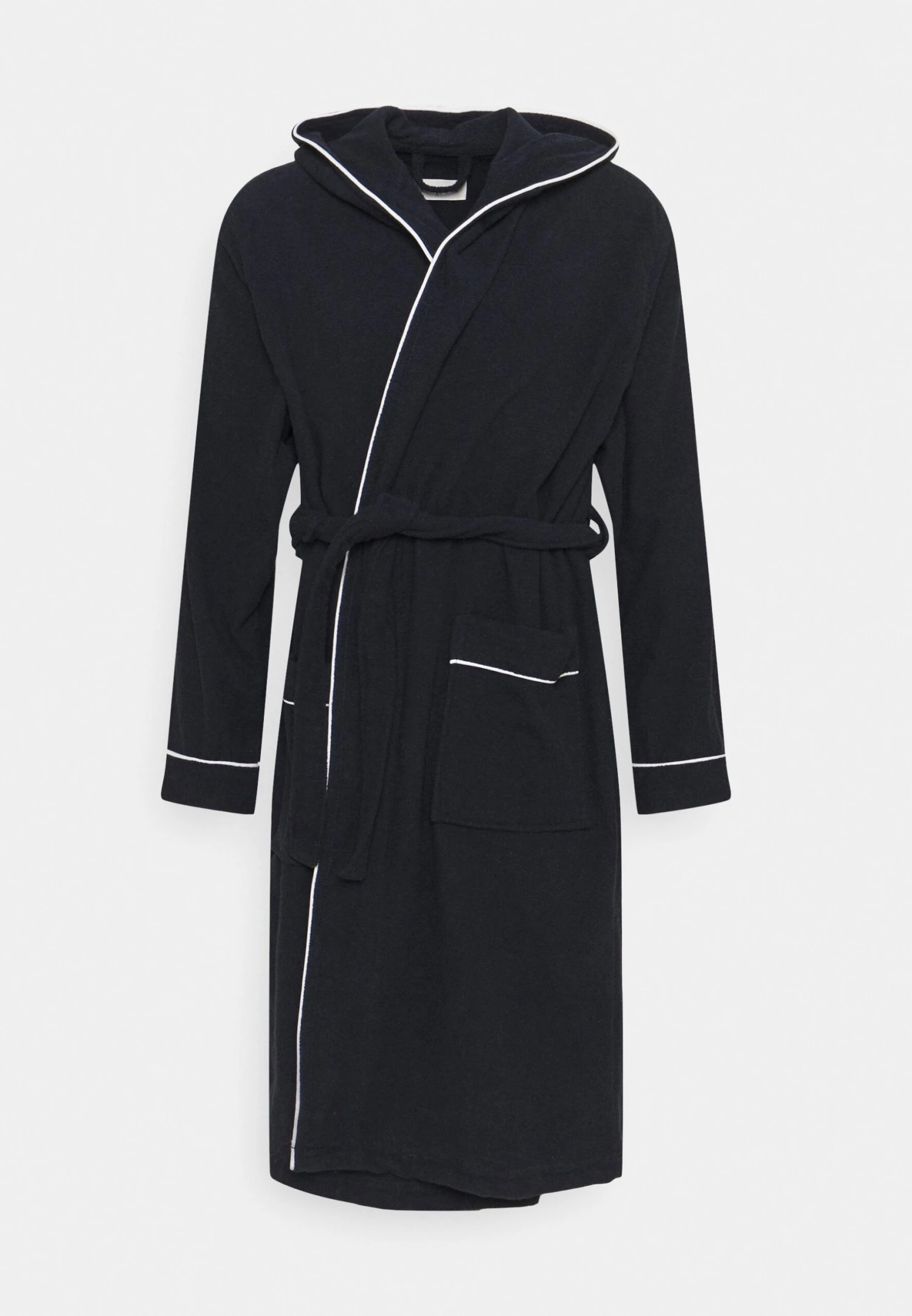 Pier One Albornoz - Dark Blue/White 3 Pier One Albornoz - Dark Blue/White