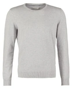 Pier One Basic Crewneck - Jersey De Punto - Light Grey -Pier One 164460f190b04ae58b2180589ab3c026