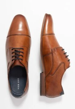Pier One Leather - Zapatos Con Cordones - Cognac -Pier One 1765680b5d51473aa13b084b2200b0bc