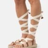 Pier One Leather - Sandalias Con Plataforma - 003 - Off-White -Pier One 17cd5f0470984f9aac3e1dad538e1fe2