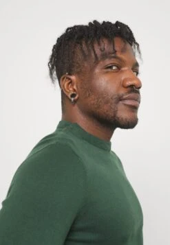 Pier One Jersey De Punto - Dark Green -Pier One 21e417311742424cba0e8559e5f65d36