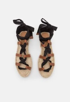 Pier One Leather - Sandalias Con Plataforma - Black -Pier One 33efe5963cca4c438680977f9fb9581d