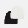 Pier One Unisex 2 Pack - Gorro - Black/White -Pier One 3438c06e1017443697708f8ef05e8da1