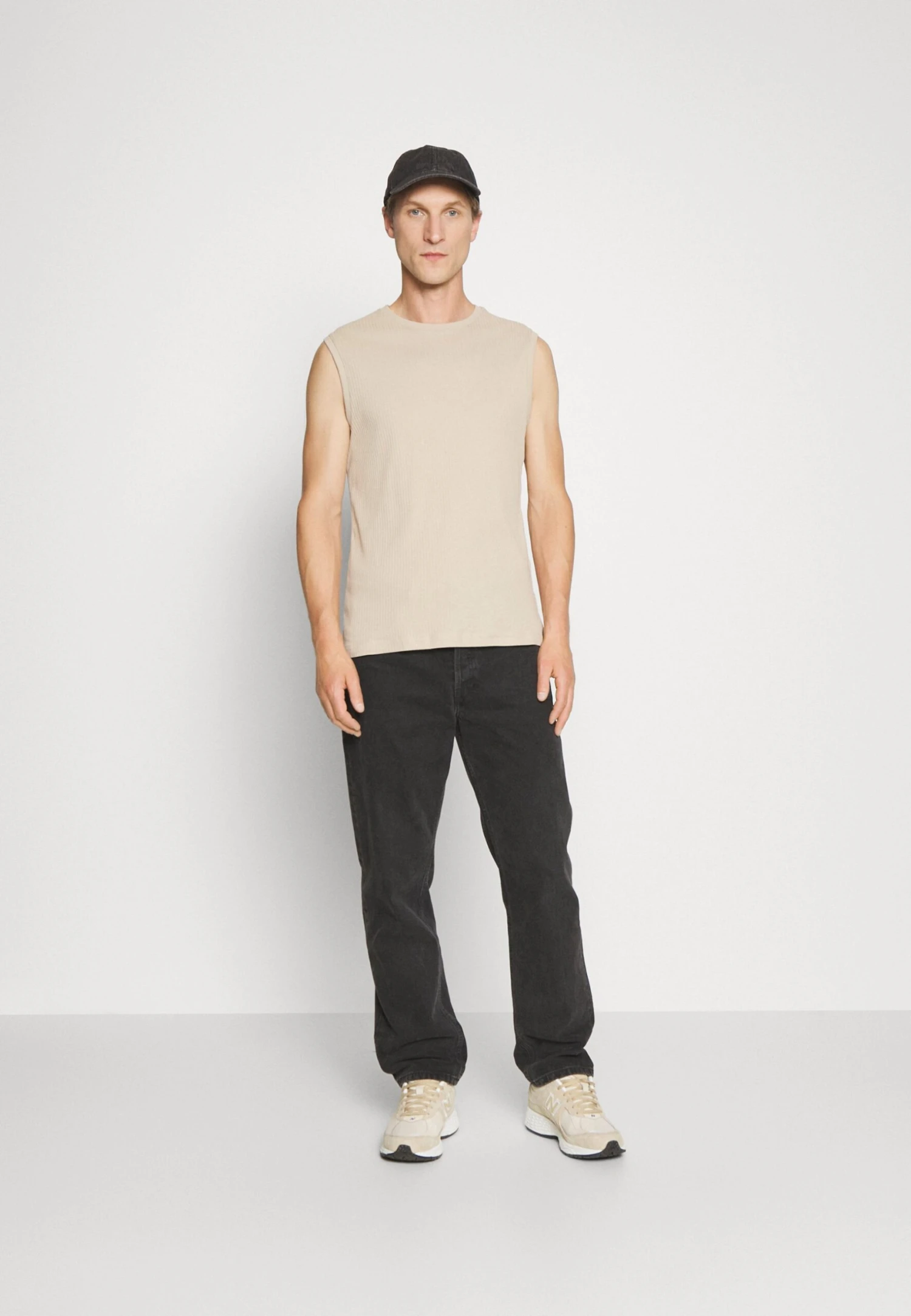 Pier One 2 Pack - Top -Black/Beige 3 Pier One 2 Pack - Top -Black/Beige