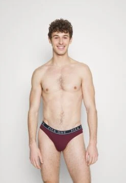 Pier One Branded Waistband Briefs 3 Pack - Braguitas - Dark Blue /Green/Bordeaux -Pier One 3bf4517ea3b5408a9a622d206f05beec
