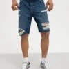 Pier One Shorts Vaqueros - Dark Blue Denim -Pier One 4339318a9d5945b59f53f364edca03d2