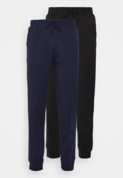 Pier One 2 Pack - Pantalón De Pijama - Dark Blue/Black -Pier One 49522b66b23a4bc9ba5cc231f5971a0a