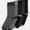 Pier One 5 Pack - Calcetines - Black -Pier One 4bfc6d6b63a449caadab1ceecde6bda5