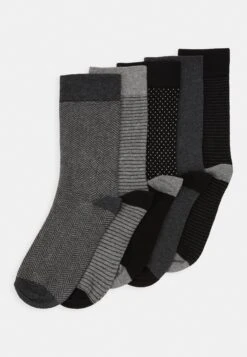 Pier One 5 Pack - Calcetines - Black
