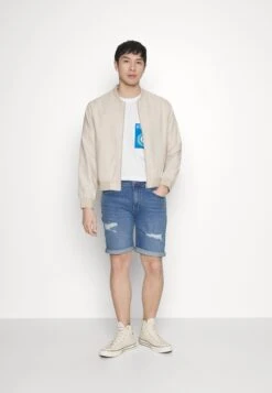 Pier One Shorts Vaqueros - Blue Denim -Pier One 510543ecbacb4c7a92b32894d48c68b5