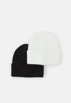 Pier One Unisex 2 Pack - Gorro - Black/White -Pier One 51bdd72079b64a8c9048fdc0c7870ad2