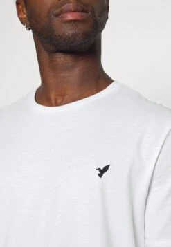 Pier One 5 Pack - Camiseta Básica - White/Blue/Stone -Pier One 5838dd46526247959db36fa669d89e4b