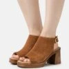 Pier One Leather - Sandalias Con Plataforma - Cognac -Pier One 58fee52b2e0a42c9b71f9c424b424b70