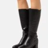 Pier One Leather - Botas - Black 2 Pier One Leather - Botas - Black -Pier One 60f0305eac3b44d1b4442429f05d1145