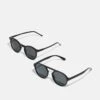 Pier One Unisex 2 Pack - Gafas De Sol - Black -Pier One 610e1e3c0f5d4705a83c554119ae8d47