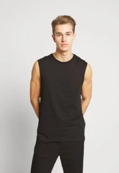 Pier One 3 Pack - Camiseta Básica - Grey/White/Black -Pier One 62c6701b340e420ebe16749abebd4e0c