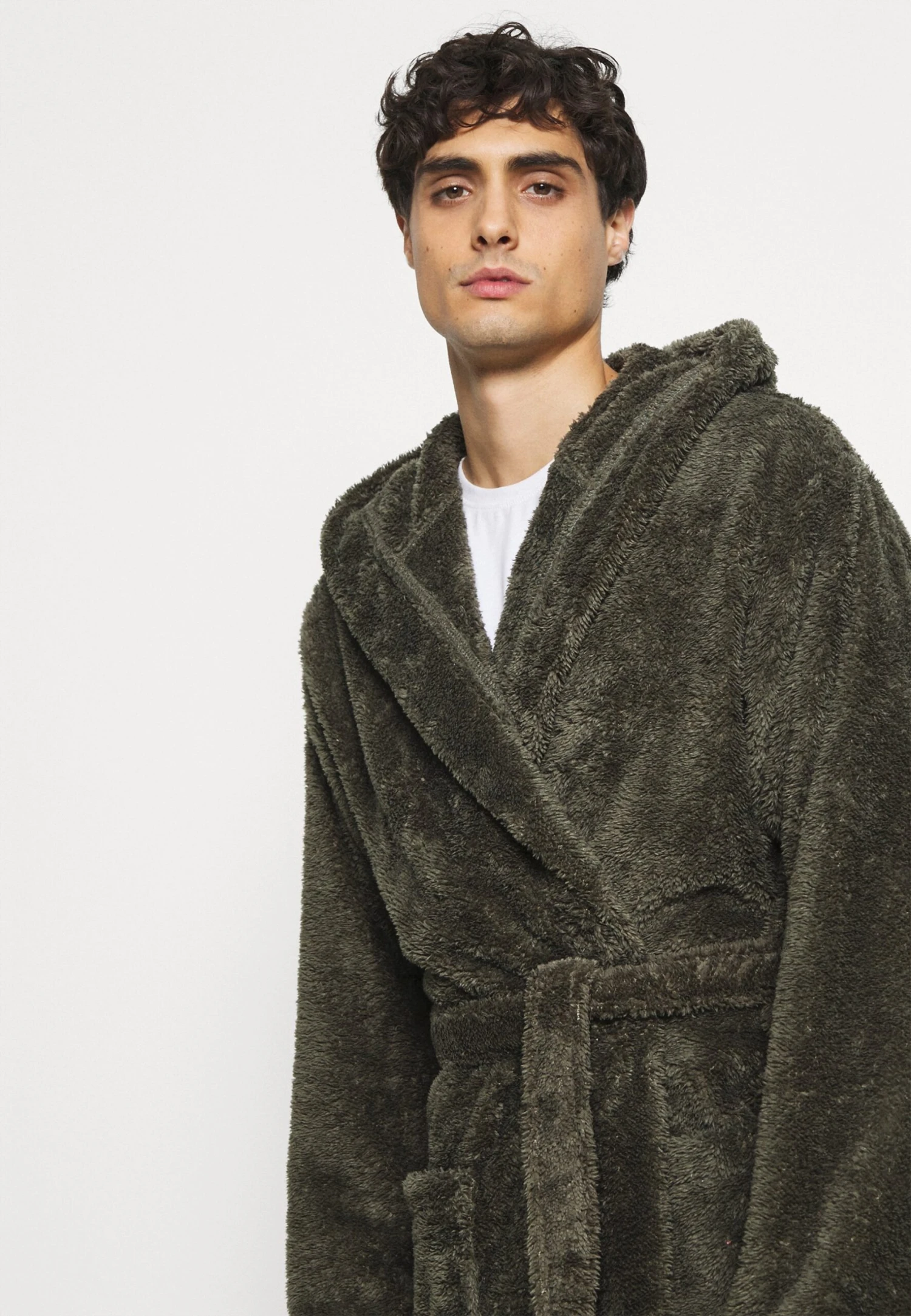 Pier One Albornoz - Khaki 7 Pier One Albornoz - Khaki - Imagen 5