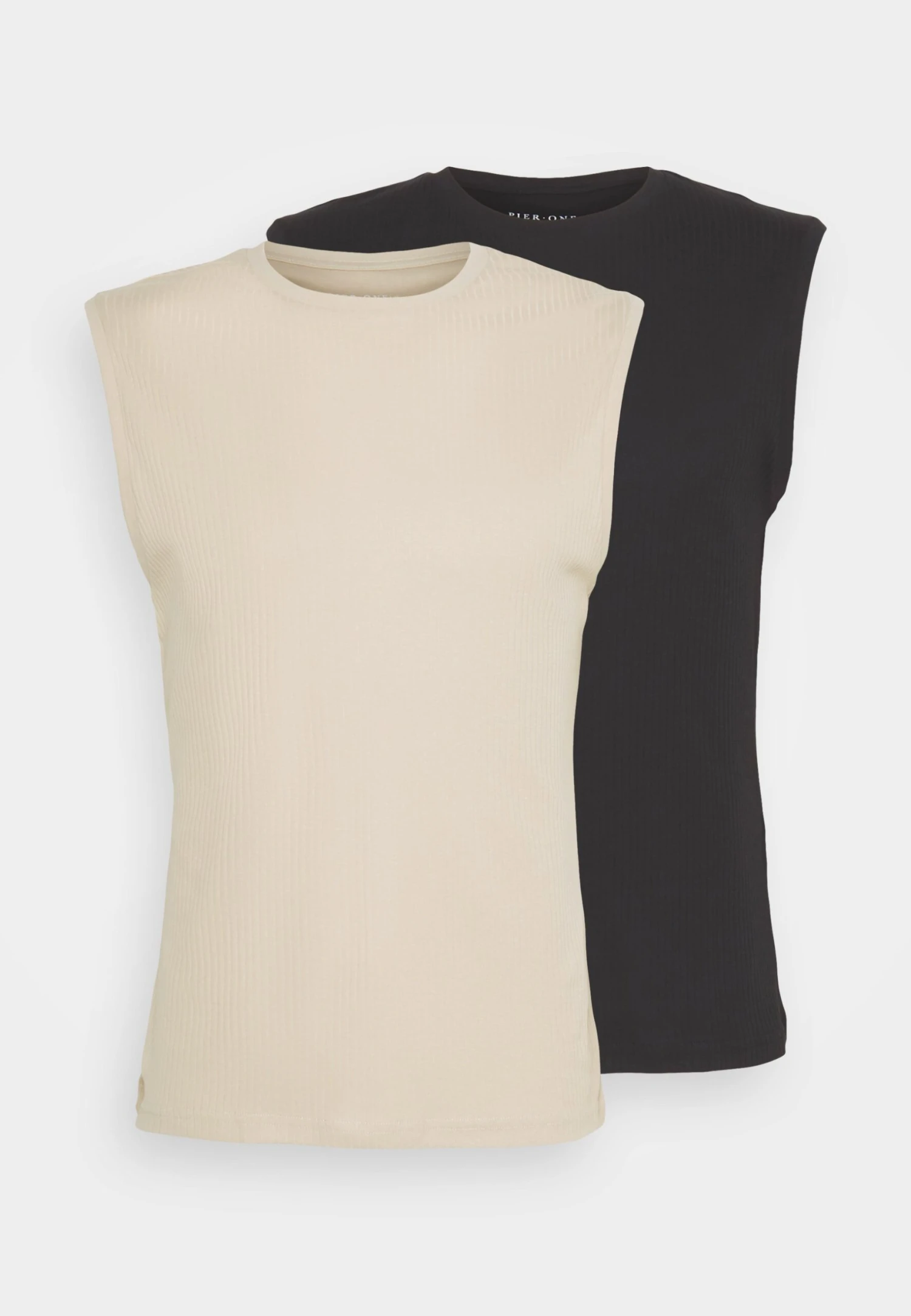 Pier One 2 Pack - Top -Black/Beige 7 Pier One 2 Pack - Top -Black/Beige - Imagen 5