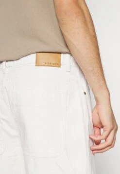 Pier One Carpenter Colored Twill- Vaqueros Rectos - Off-White -Pier One 6ab9ac206d634ef2960024847cf7be03