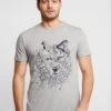 Pier One Camiseta Estampada - Mottled Grey -Pier One 6b2a5d35469c4e41b5b31108b481ad55