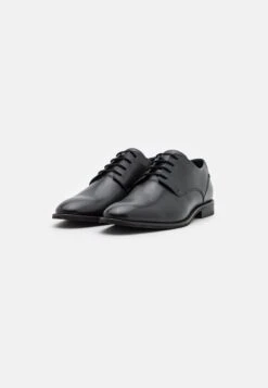 Pier One Leather - Zapatos Con Cordones - Black -Pier One 6c187e6fdb704e988d6440bb1b108936