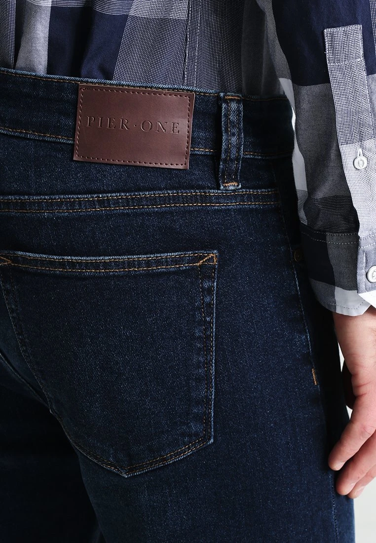 Pier One Basic - Vaqueros Rectos - Dark Blue Denim 7 Pier One Basic - Vaqueros Rectos - Dark Blue Denim - Imagen 5