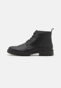 Pier One Botines Con Cordones - Black