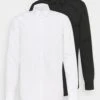 Pier One 2 Pack - Camisa Elegante - White/Black -Pier One 8071d5d0b8934b23bfbcf18bb77b7777