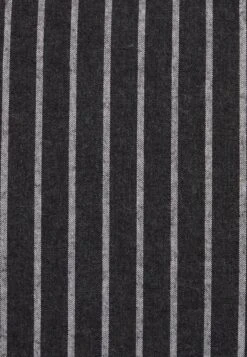 Pier One Flannel Stripes- Camisa - Dark Grey -Pier One 82a7c28a78ba47269b502619ec5f502c