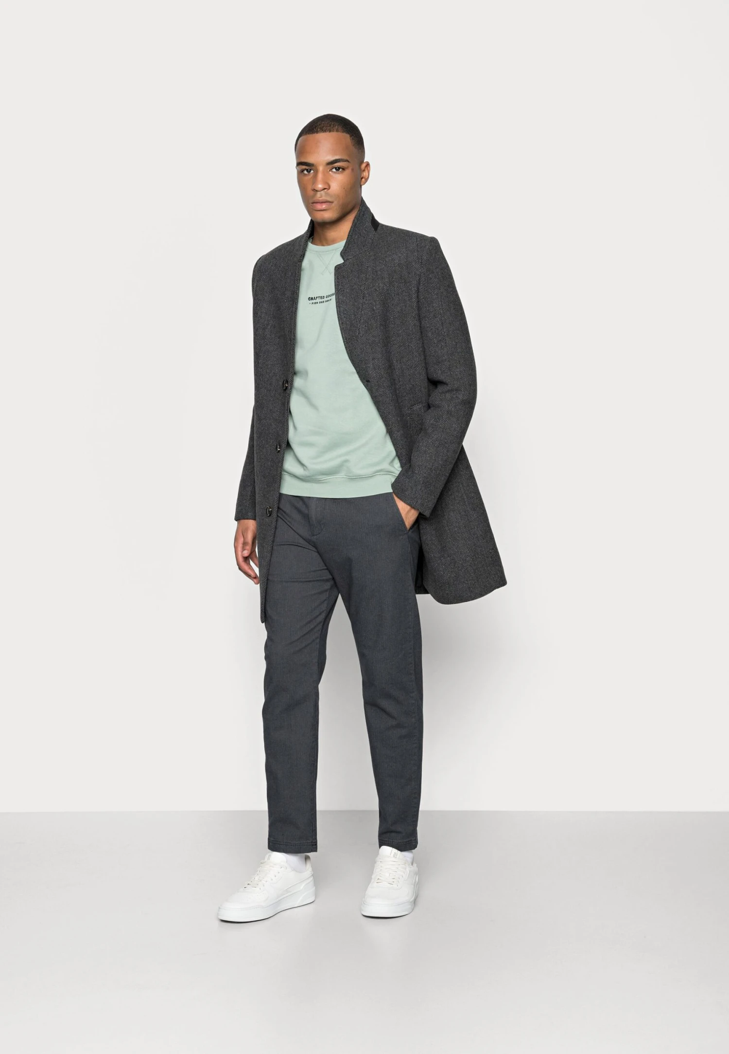 Pier One Crafted Goods Crew - Sudadera - Green 4 Pier One Crafted Goods Crew - Sudadera - Green - Imagen 2