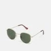 Pier One Unisex - Gafas De Sol - Gold-Coloured/Green -Pier One 836db2a5f2f344bea00e17573901ea9a