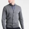 Pier One Chaqueta De Punto - Dark Grey Melange
