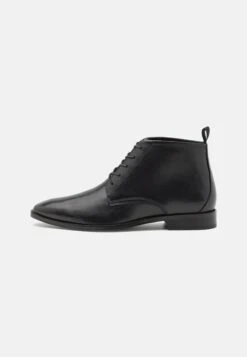 Pier One Leather - Botines Con Cordones - Black