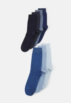 Pier One 7 Pack - Calcetines - Blue, Dark Blue