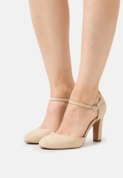 Pier One Leather- Tacones - Beige