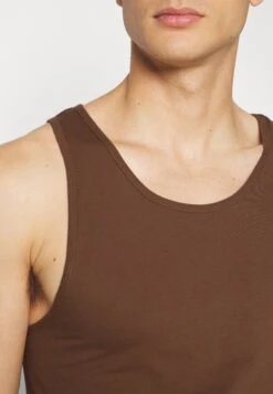 Pier One 3Pck Skin Tone Rib Vest- Camiseta Interior - Brown -Pier One 9f31fc2f68bd4a4785af045b430b1d83