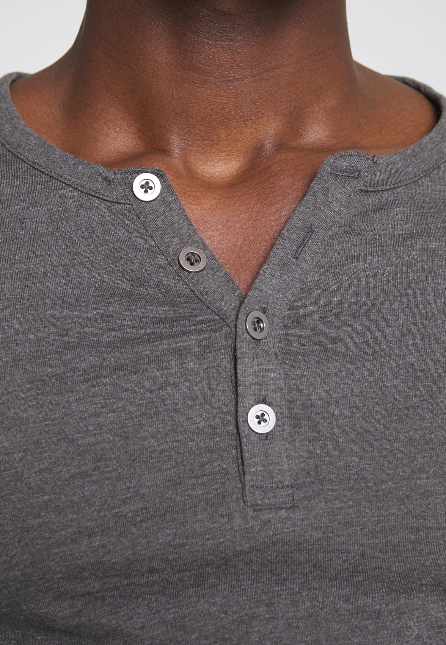 Pier One Camiseta De Manga Larga - Dark Grey Melange 8 Pier One Camiseta De Manga Larga - Dark Grey Melange - Imagen 6