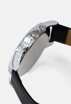 Pier One Reloj - Black/Silver-Coloured -Pier One a405f32d91574594bfe0eb57bcbec044