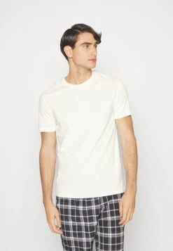 Pier One Unisex 5 Pack - Camiseta Básica - Off-White/Tan/Orange -Pier One a82f086e9bd243c399975a0d404232fc