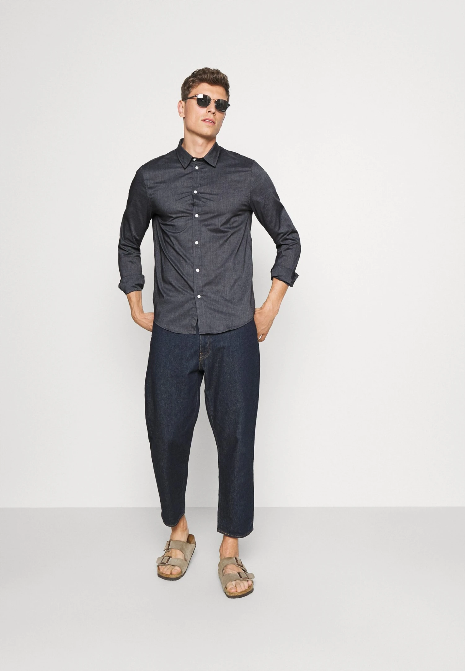 Pier One Camisa -Blue Grey 4 Pier One Camisa -Blue Grey - Imagen 2