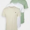 Pier One Birdie - Camiseta Básica - White/Off-White/Green -Pier One b78bb0b58e21470789900174cb766326