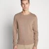 Pier One Basic Crewneck - Jersey De Punto - Mottled Beige -Pier One cc4d98d60e7a447cbbb2e3da965107ff