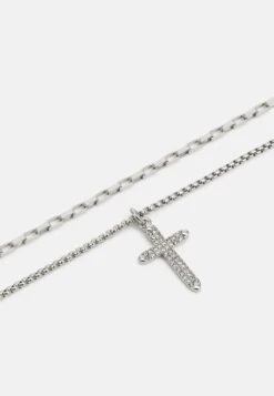 Pier One 2 Pack - Collar - Silver-Coloured -Pier One e42a886ec2cf4c778fd634ddb3804b3a