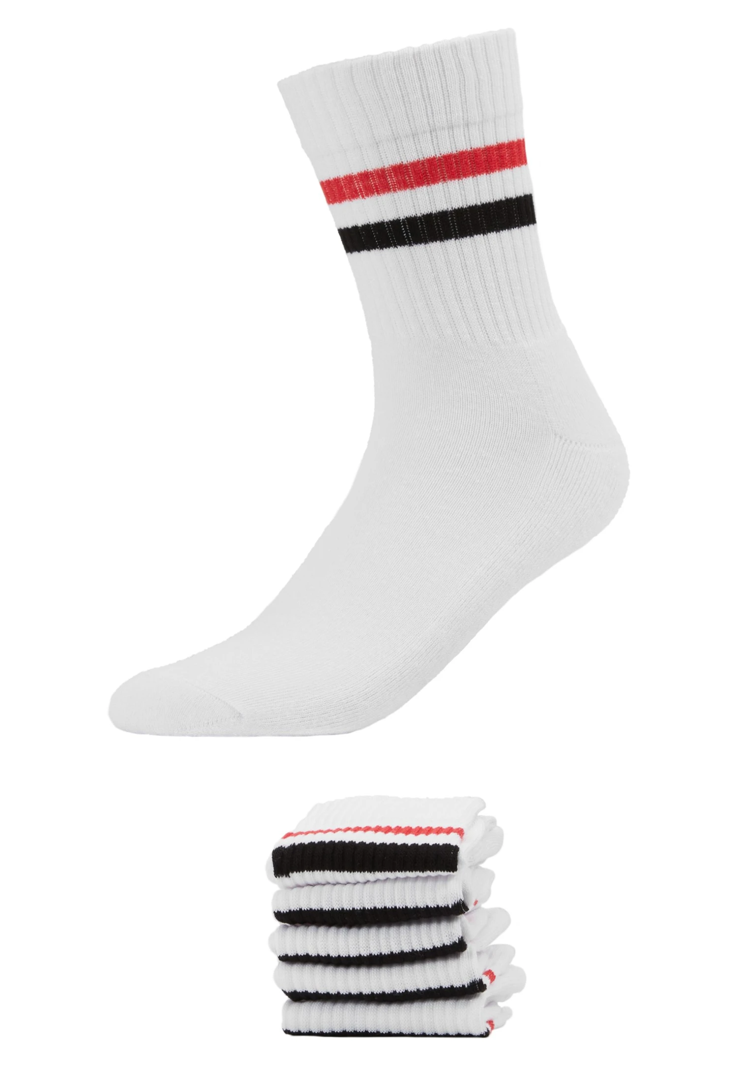 Pier One 5 Pack - Calcetines - White/Red/Black 4 Pier One 5 Pack - Calcetines - White/Red/Black - Imagen 2