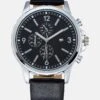 Pier One Reloj - Black/Silver-Coloured -Pier One e82b9088d16947b1aec20bc8526455b7